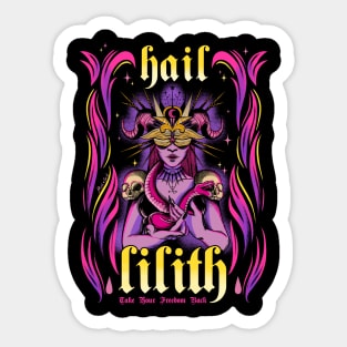 HAIL LILITH - Dark version Sticker